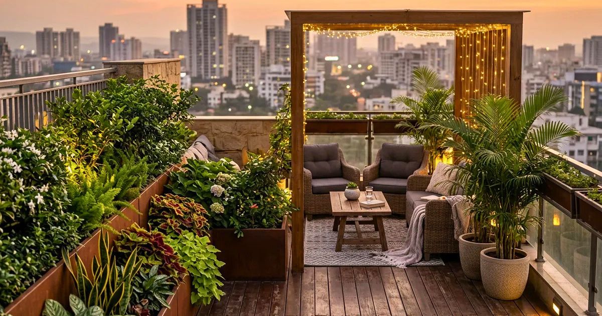 Best Plants for High-Rise Apartment Balconies in India